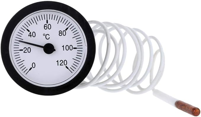 Pegcduu 52mm Dial Thermometer Kapillare Temperatur Capillary ...