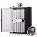 Flask Set [2018 Gift for Men] - Cigarette Flask (1) + Shot Glass Flask (1) + Funnel (2) (Cigarettes Not Included)