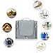 Cadtog Hanging Toiletry Bag for Travel, Cosmetic Kit, Large Essentials Organizer, Sturdy Hook, Makeup Bag, Waterproof for Men and Women, Grey
