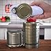 Upgrade Automatic Electric Can Opener for Restaurant & Kitchen, Handy One Touch Smooth Edge Battery Tin Opener, Chef's Best Choice as easy to use TinCan Opener(Red)