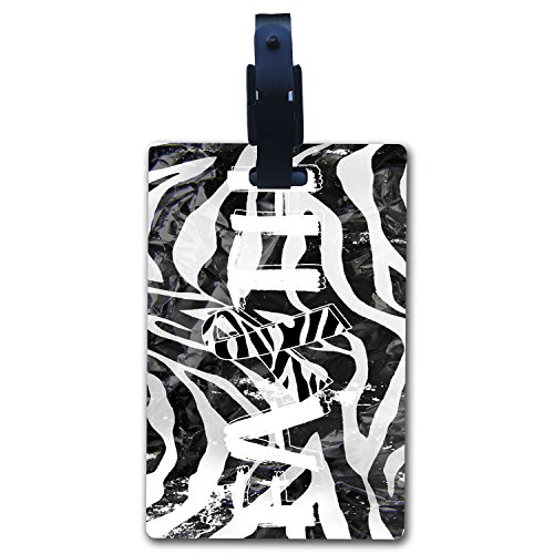 BleuReign(TM Cancer Awareness Faith Ribbon Luggage Tag with Strap All Cancer Awareness Types Available