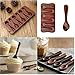 Drhob Silicone Spoon Shape Mold Candy Bake Ware Cupcake Cake Topper Cheapness, Chocolate