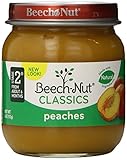 Beech-Nut Classics, Peaches, 4 Ounce (Pack of 10)