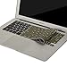 MOSISO Keyboard Cover Silicone Skin Compatible MacBook Pro 13 Inch, 15 Inch (with or Without Retina Display, 2015 or Older Version) MacBook Air 13 Inch, Capulet Olive