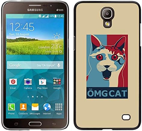Hard PC Protective Case Smartphone Case Cover for Samsung Galaxy Mega 2 // Omg Cat Funny Poster Quote White // CooleCell