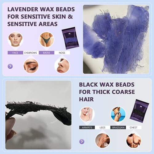 BLITZWAX Waxing Kit for Women Men Digital Wax Warmer Hard Wax Kit with