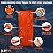 Life Bivy Emergency Sleeping Bag Thermal Bivvy - Use as Emergency Bivy Bag, Survival Sleeping Bag, Mylar Emergency Blanket, Survival Gear - Includes Nylon Sack with Survival Whistle + Paracord String