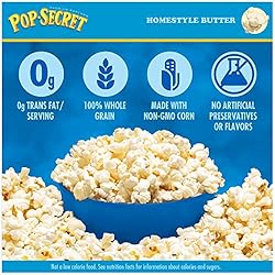 Pop Secret Microwave Popcorn, Homestyle Butter