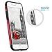 ULAK iPhone 7 Case Red, Slim Fit TPU Plastic & Hard PC Protection Hybrid Dual Layer Anti-Scratch Shock Absorbing Cover for Apple iPhone 7 4.7 inch, Red/Black