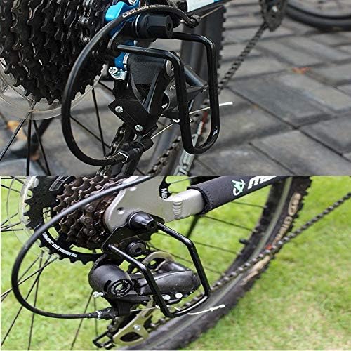 ANUSA 1Pcs Adjustable Steel Bicycle Mountain Bike Rear Gear Derailleur Chain Stay Guard Protector Outdoor Cycling Accessories Durable