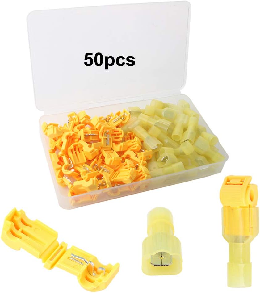 Red SelfStripping Quick Splice Wire Connectors and Fully Insulated