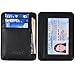 Outrip Rfid Leather Womens Long bifold Wallets Clutch Slim Front Pocket Wallet