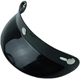 VCOROS Helmet Peak Shield Open Face Retro Motorcycle Helmet Sun Shade Peak | Sun Shade Protector For 3 Snap Helmets,Easy installation and removal,3-snap bubble sun visor,and both side snap adjustable