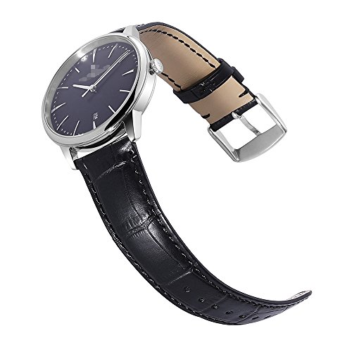 Watch Band 14mm 16mm 18mm 19mm 20mm 21mm 22mm 24mm Genuine Calf Leather Strap Replacement Silver/Gold/Rose Gold Clasp CHIMAERA