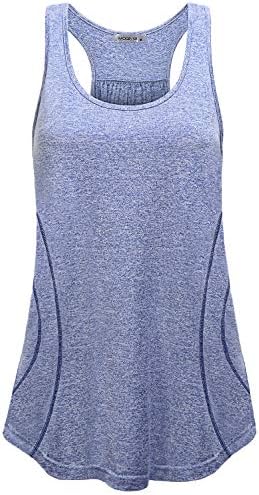 MOQIVGIWomens Sleeveless Loose Fit Racerback Workout Gym Yoga Running Tank Tops