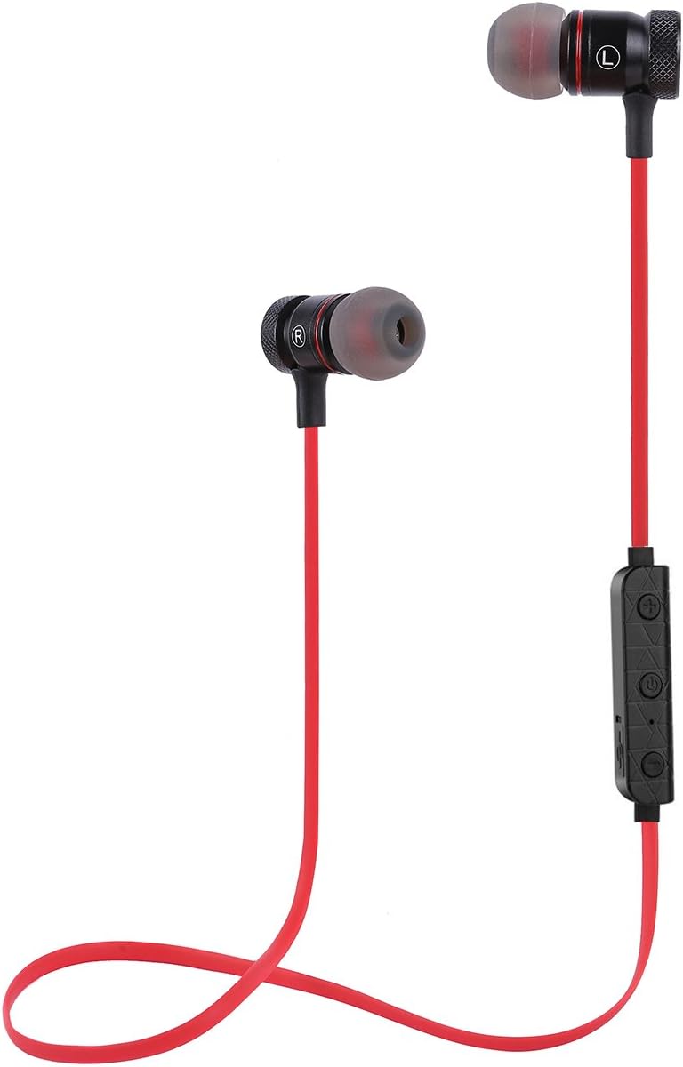Jave Bluetooth Headphones Sweatproof Sports Earphones Wireless Headset Magnetic attraction Earbuds for Running Workout Gym Noise Cancelling
