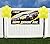 White and Blue Sports Car NASCAR Birthday Banner Personalized Party Backdrop