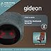Shiatsu Foot and Back Massager with Soft Fabric Outer Shell by Gideon Transforms into a Seat Back Massager Via The Dual Purpose Convertible Design Adds More Comfort with The Cozy Foot and Toe Warmer
