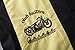 Candow look black yellow button up work shirt motorcycle 1950s vintage design