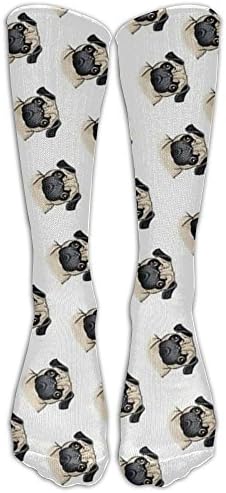 Cute Pug Unisex Cute Pattern Crew Socks Long Socks For Boys And Girls