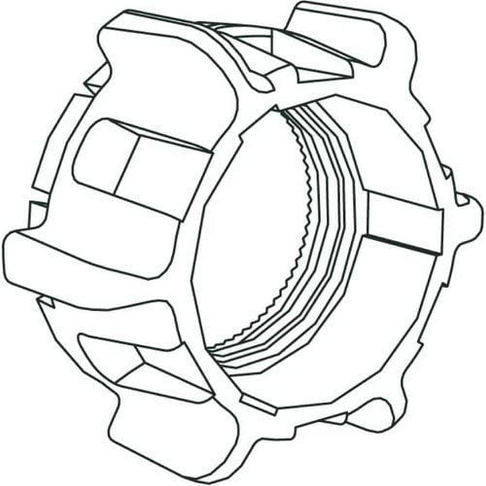 Schneider Electric ZB5SZ71 Fixing Nut 22mm, Spec.Dia22 Nut For Man.Tightening