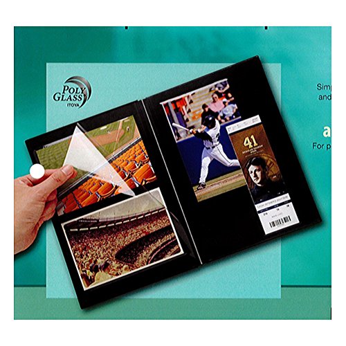 Itoya Profolio Premium Album, Linen Cover with 20 Repositionable Pages, 7.5 X 5.5 X 3/4 inches, Brown (CA-100-BR)