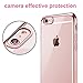 iPhone 6S Case, GOOLEEN 4.7 inch iPhone 6/6s Case Hybrid Shock-Absorption Bumper and Anti-Scratch TPU Soft Cover With Crystal Clear Back for Apple iphone 6 / 6s - Rose Gold