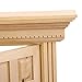 12th Doll House Miniature DIY Front Exterior Wooden Door 6-Panel