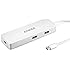 Anker Premium USB-C Hub with Ethernet and Power Delivery, with 2 USB 3.0 Ports, 1 USB-C Recharging Port, 1 Ethernet Port and Aluminum Exterior for the new MacBook 2016 and ChromeBook Pixel