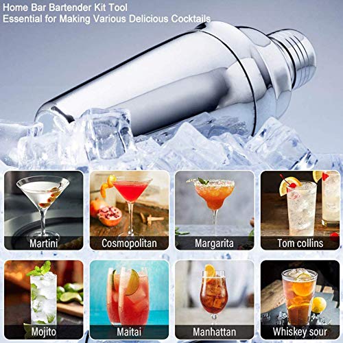 Professional Bar Kit Whisky Cocktail Making Set Cocktail Shaker 750ml Kit-12Pcs Shaker Cocktail Set with Stainless Bar… – Bild 8