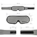 Sleep Mask, HOMMINI Grey Memory Foam Breathable Eye Patch Light Blocking Sleeping Eye Mask with Travel Pouch, Best Blindfolder for Travel/Sleeping/Shift Work/Meditation Suit for Men Women and Kids 