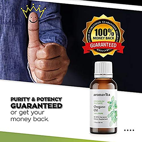 100% Pure Greek Oregano Oil . Food Grade Quality Undiluted Essential Oil. Certified. (1 Fl.Oz/30Ml) (5213003749875)