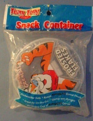 Kellogg's Team Tony Tiger Frosted Flakes Plastic Snack Container by team tony