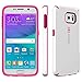 Speck Products CandyShell Case for Samsung Galaxy S6 - Carrying Case - Frustration-Free Packaging - White/Raspberry Pink