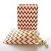 Orange Goodie Bags, Halloween Candy Treat Bags, Mini Favor Bags, Kids Party Bags, 75 Pack - Orange Striped, Polka Dot & Chevron Bags