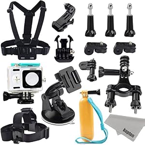 Kupton Accessories for Xiaomi Action Camera Xiaoyi Waterproof Housing 