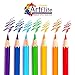 Colored Pencils - 12 Color Pencils Pre-Sharpened Set For Premium Drawing & Coloring + 4 Free Extra Art supplies -Perfect for Kids, Art Students and Professionals (12 Packs)