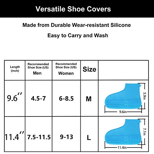 image for Daywin Waterproof Shoe Covers Versatile Overshoes for Rain, Mud, Beach