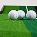 Indoor Golf Putting Practice Mat,Balight Putting Green Portable Outdoor Golf Auto Ball Return Function,1 Putter Putting Trainer Mat Dual-Track ProEdge - Extra Long 10.5 Feet Mat -2 Holes,5 Bonus Balls