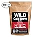 Cold Brew Coffee Kit, Brew-At-Home Wild Coffee Pouch made with Ground Organic Wild Coffee, Fair trade, Single-origin, Fresh roasted High-performance Coffee (Lumberjack Blend, 10 Pouch)