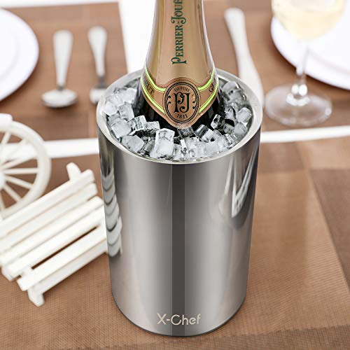 XChef Wine Chiller, Bottle Cooler for Wine Champagne, 304 Stainless