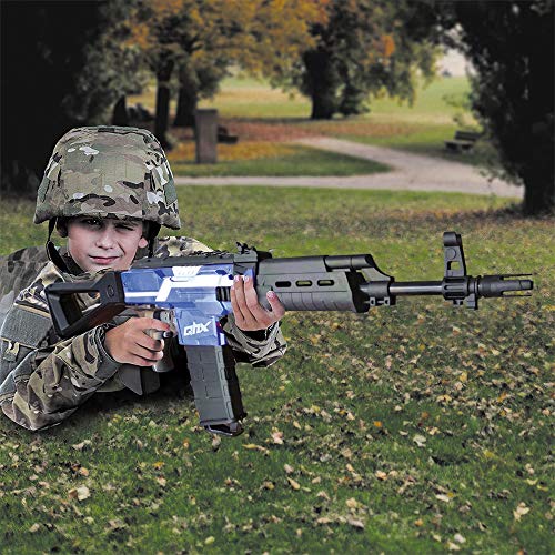 Pistolet Enfant Électrique, Jouet Garcon Nerf, Fusil Enfant avec 100 Flechettes en Mousse Cible et Ceinture de Poignet, Pistolet Blaster automatique 3 Modèles 3 Vitesses, Cadeau Enfants 5 à 12 ans