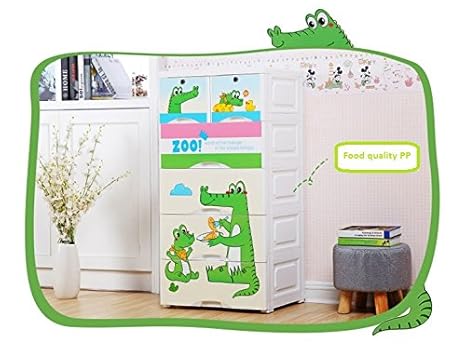 Buy Thetickletoe Plastic Chest Of Drawers For Kids 5 Layers