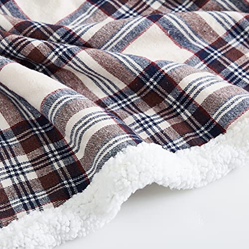 Eddie Bauer Throw Blanket, Reversible Sherpa Fleece Bedding, Home