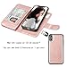 Njjex Wallet Case for iPhone Xs Max, for iPhone Xs MAX Case, PU Leather [9 Card Slots] ID Credit Folio Flip [Detachable][Kickstand] Magnetic Phone Cover & Lanyard for iPhone Xs Max 6.5