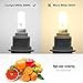 Kakanuo E17 LED Bulb Dimmable Microwave Oven Light 4 Watt Daylight White 5000K 43X4014SMD AC110-130V (Pack of 2)