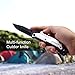 Freehawk Multifunctional Portable Outdoor Knife Survival Tactical Knife Outdoor Folding Knife with Led Light, Fire Starter for Outdoor Adventure, Camping, Household