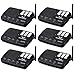Wireless Intercom System Hosmart 1/2 Mile Long Range 7-Channel Security Wireless Intercom System for Home or Office (2018 New Version) [6 Stations Black]