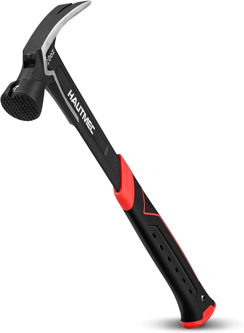 HAUTMEC 20 oz One Piece Forged Framing Hammer with Magnetic Nail Holder