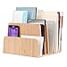 MobileVision Bamboo Desktop File Folder Organizer and Paper Tray, 7 Slots